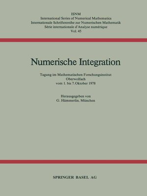cover image of Numerische Integration